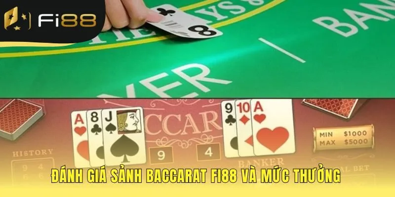 Mức thưởng Baccarat FI88 với ưu đãi hoàn trả cược hấp dẫn 1%